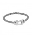 Fred Force 10 stainless steel and gold bracelet