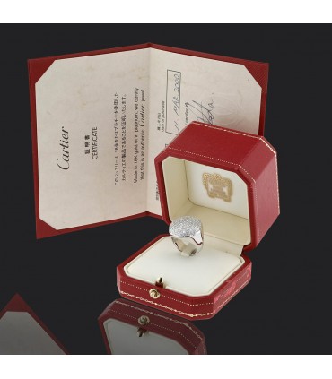 Cartier Jeton diamonds and 18k gold ring
