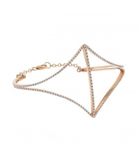 Djula diamonds and 18k gold bracelet