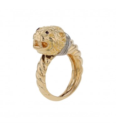 Bague Lalaounis Tête de Lion