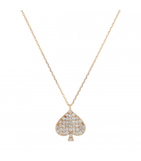 Diamonds and gold necklace