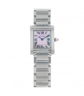 Cartier Tank Française stainless steel watch