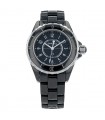 Chanel J12 black ceramic and stainless steel watch