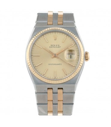 Rolex Oysterquartz DateJust stainless steel and gold watch