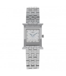 Hermès Heure H stainless steel watch