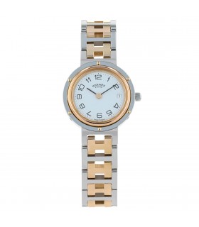 Hermès Clipper stainless steel watch