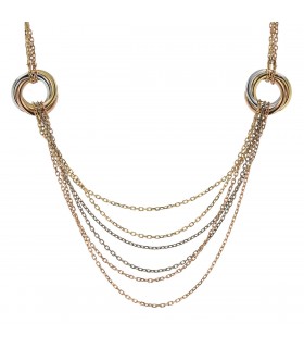 Cartier Trinity gold necklace