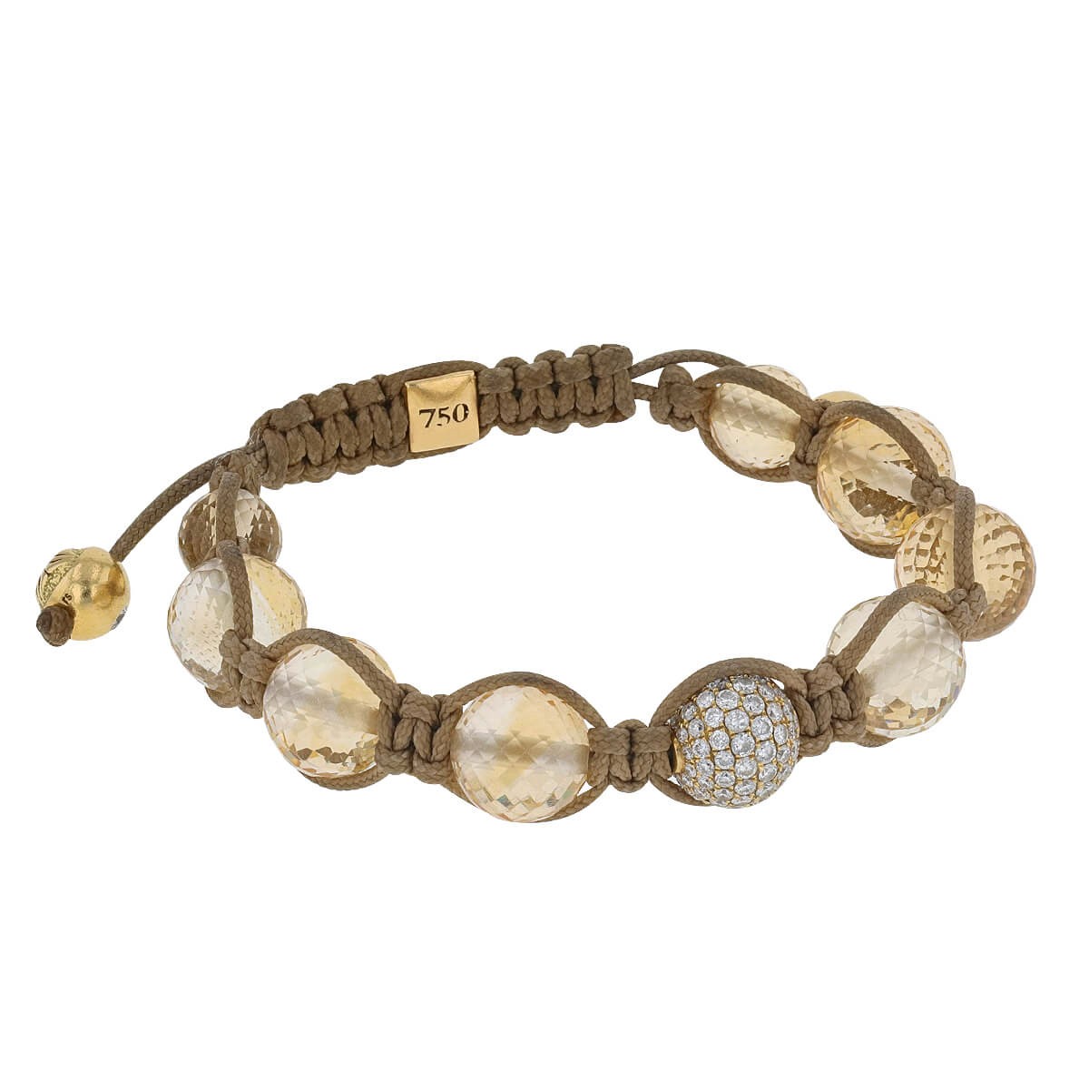 Shamballa discount bracelet gold