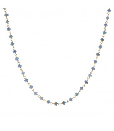 Sapphires and gold necklace