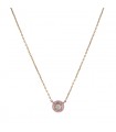 Enamel, diamond and gold necklace
