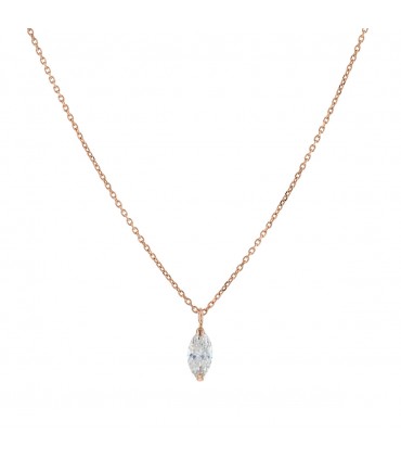 Collier Diamant Marquise