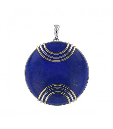 Lapis lazuli and 18k gold necklace