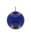 Pendentif or et lapis lazuli