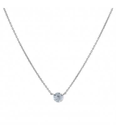 Collier Diamant Percé