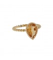 Boucheron Serpent Bohème citrine and gold ring