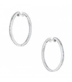 Diamonds and gold earrings