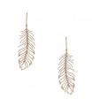 Djula Plume diamonds and 18k gold earrings