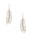 Djula Plume diamonds and gold earrings