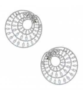 Boucles d’oreilles or et diamants