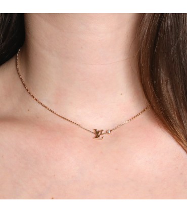 Louis Vuitton LV Idylle Blossom diamond and gold necklace