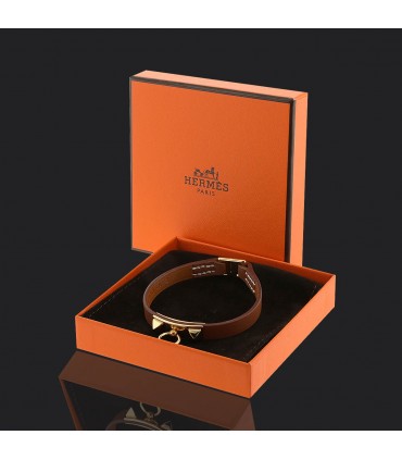 Hermès Rivale gold plated bracelet