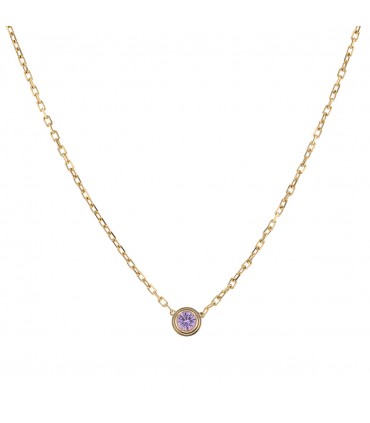 Cartier Cartier d’Amour pink sapphir and gold necklace