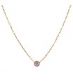 Cartier Cartier d’Amour pink sapphir and gold necklace