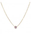 Cartier Cartier d’Amour pink sapphir and gold necklace