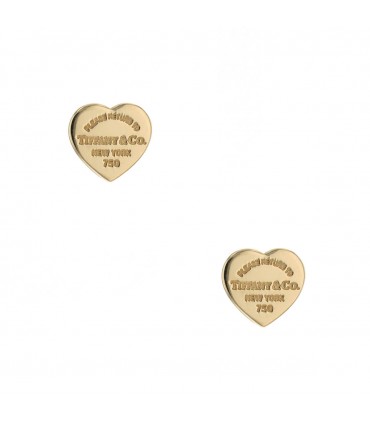 Boucles d’oreilles Tiffany & Co. Plaque Coeur Return To Tiffany