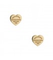 Tiffany & Co. Plaque Coeur Return to Tiffany gold earrings