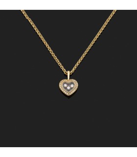 Chaîne pendentif Chopard Happy Diamonds
