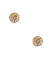 Dior Rose des Vents mother of pearl, diamonds and gold earrings