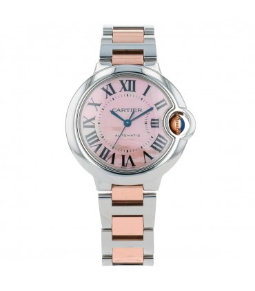 Cartier Ballon Bleu mother of pearl and gold watch