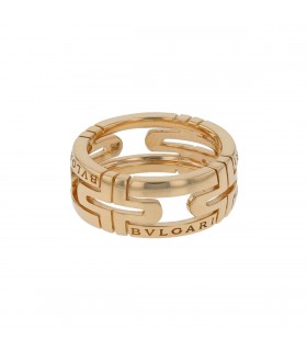 Bulgari Parentesi gold ring