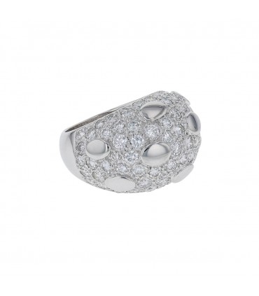 Georges Lenfant diamonds and 18k gold ring