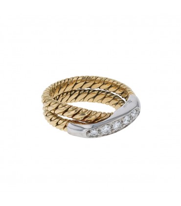 Pomellato diamonds and gold ring