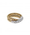 Pomellato diamonds and gold ring