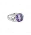 Poiray Indrani amethyst and gold ring