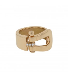 Fred Force 10 diamonds and gold ring