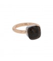 Pomellato Nudo Classic smocked quartz and gold ring