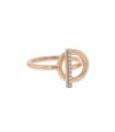 Hermès Echappée diamonds and gold ring