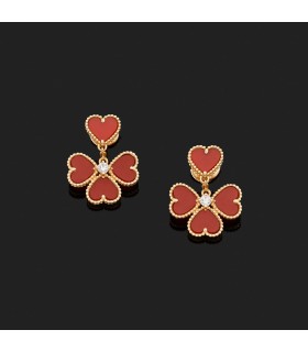 Boucles d’oreilles Van Cleef & Arpels Effeuillage Alhambra