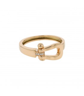 Fred Force 10 diamonds and gold ring