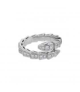 Bulgari Serpenti Viper diamonds and gold ring