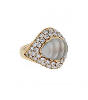 Fred diamonds and gold ring