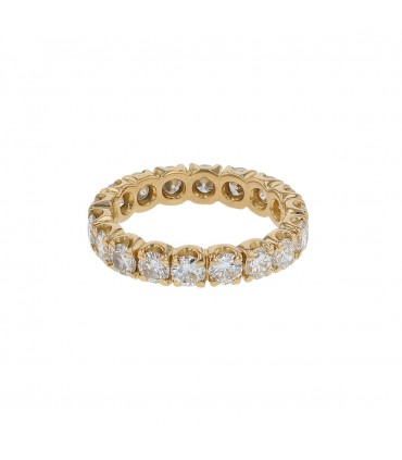 Diamonds and gold ring