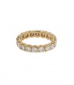 Diamonds and gold ring