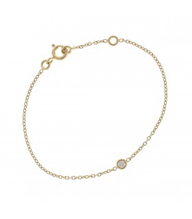 Dior Mini Oui diamond and gold bracelet