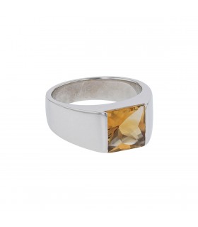 Cartier Tank citrine and gold ring