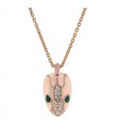 Bulgari Serpenti diamonds and malachite necklace